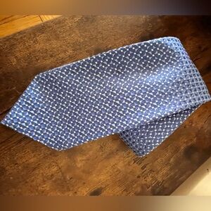 Bundle me! Blue Geometric Patterned Men's Tie